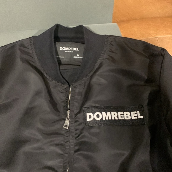 Unisex Dom Rebel biker style zip up sweater / jacket - Picture 2 of 6